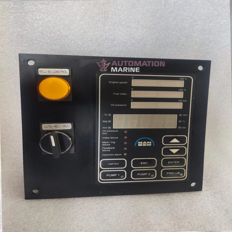 MAN B And W HMI Panel II 3171197-4 Marine Engine Human Machine Interface (HMI) Operator Control Panel