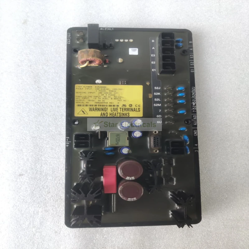 Marathon DVR2000E Digital Automatic Voltage Regulator (AVR) – 180-240VAC, 330VA, 75VDC 3A for Brushless AC Generators