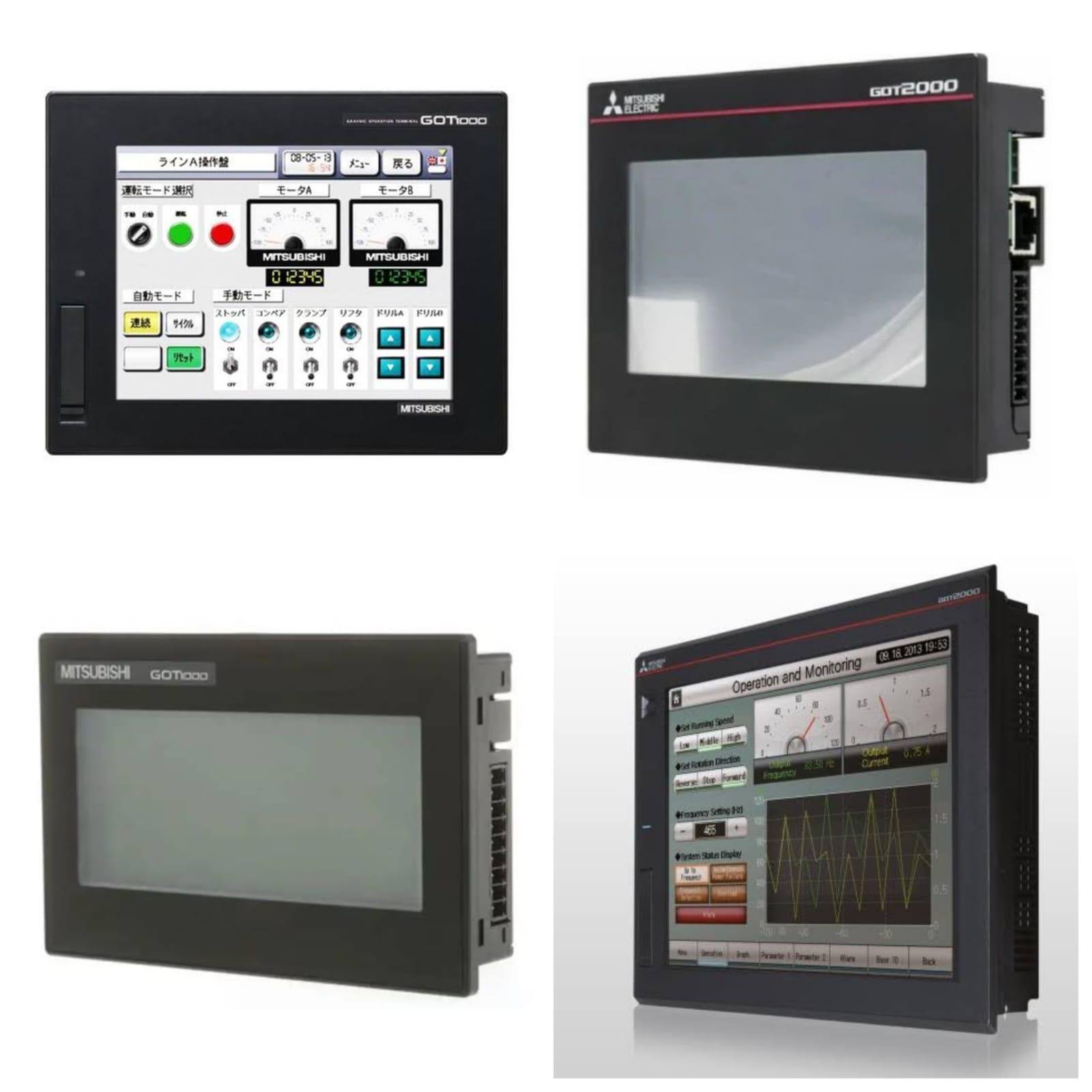 MITSUBISHI HMI  MITSUBISHI HUMAN MACHINE INTERFACE  MITSUBISHI TOUCH DISPLAY