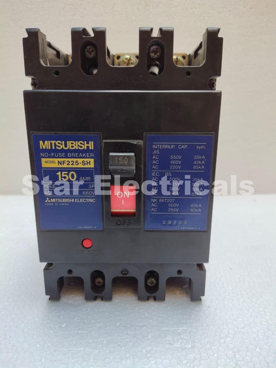 MITSUBISHI NF225-SH 150amp MCCB