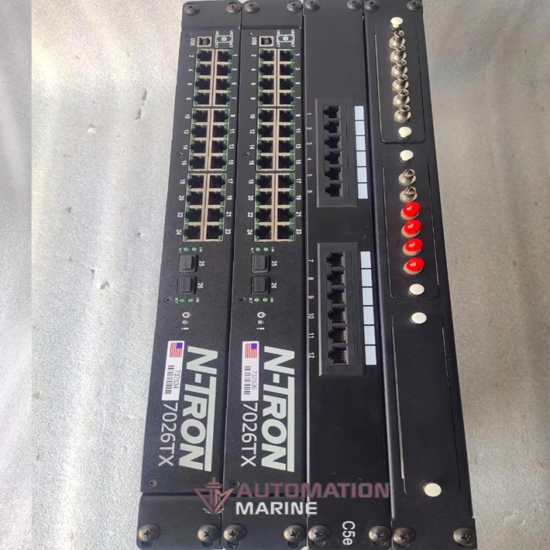 N-TRON 7026TX Industrial Ethernet Switch | 26-Port Managed Industrial Network Switch | 18-49VDC | Industrial Automation Communication Switch