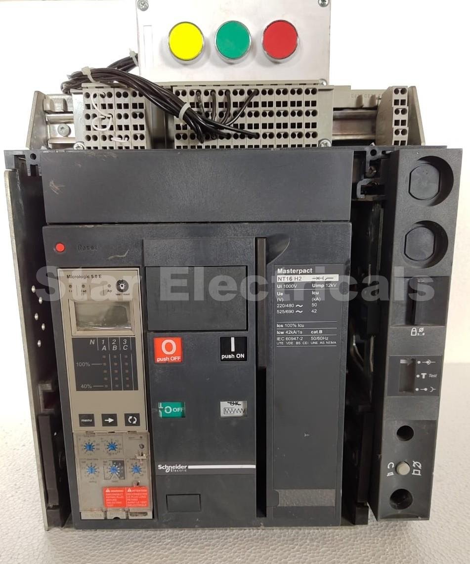NT16 H2 1600 Amp Masterpact Air Circuit Breaker Schneider ACB Fully Automatic