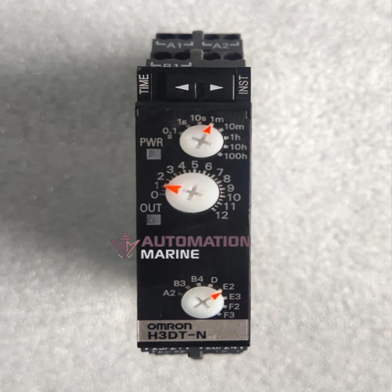 Omron H3DT-N2 Multi-Range Multi-Mode Timer Relay | 24-240V AC/DC | DIN Rail Mount | Industrial Time Delay Relay