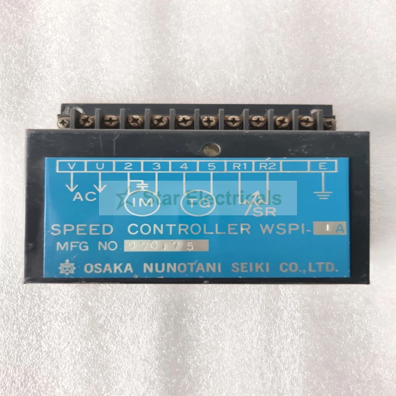 OSAKA NUNOTANI SEIKI WSPI-1A Speed Controller | Industrial Motor Speed Control Unit | AC Input