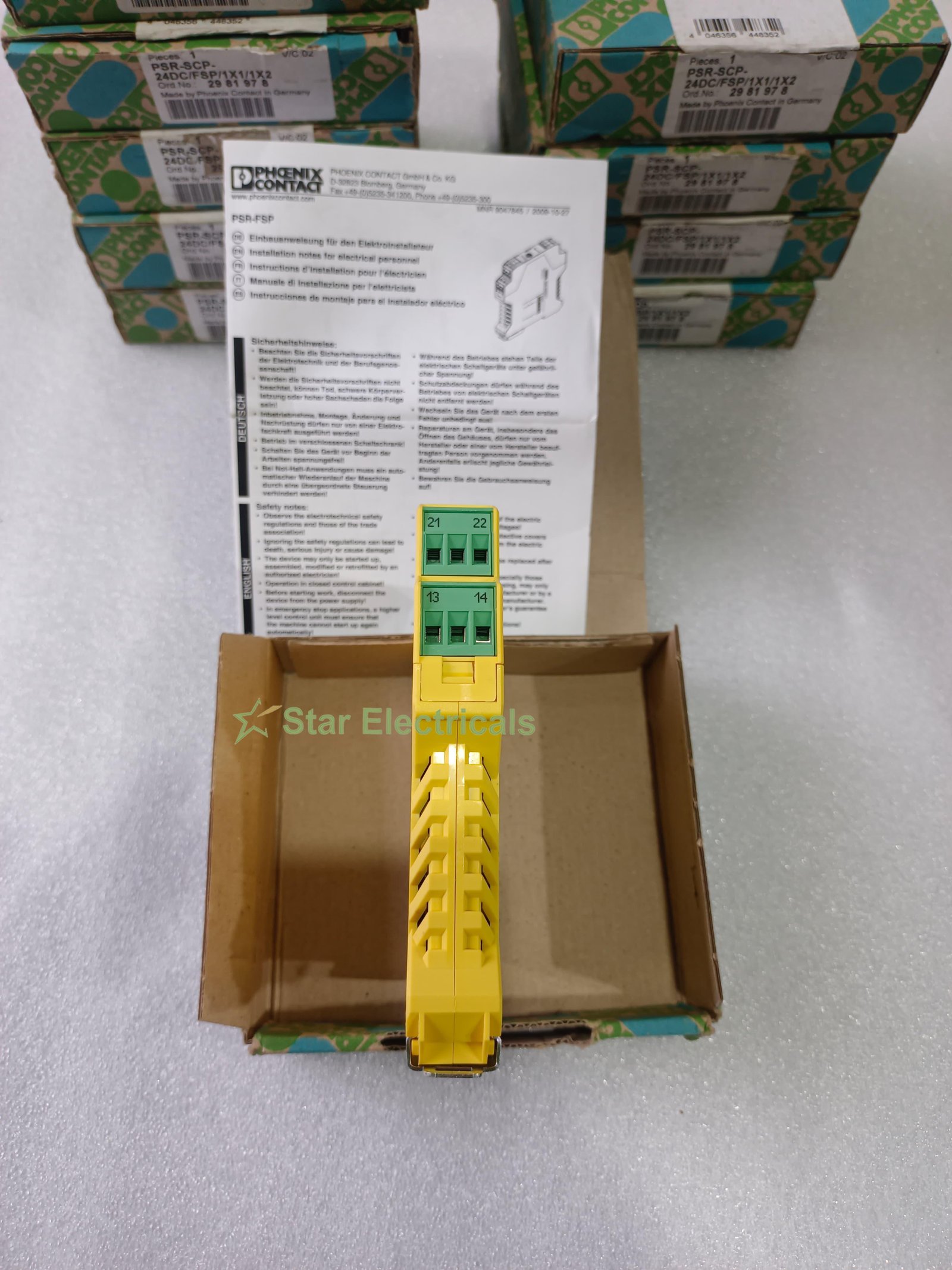 PHOENIX CONTACT PSR-SCP-24DC/FSP/1X1/1X2 PHOENIX CONTACT 2981978