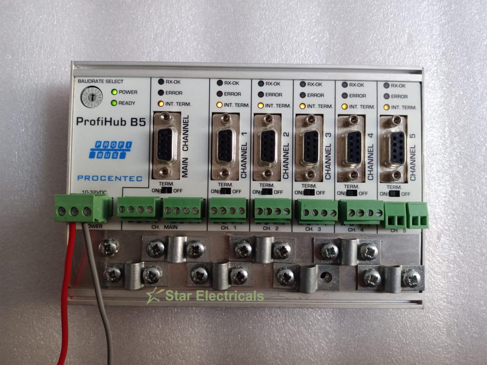 PROFIHUB B5 PROCENTEC 17010 5 CHENNEL PROFIBUS DP REPEATER