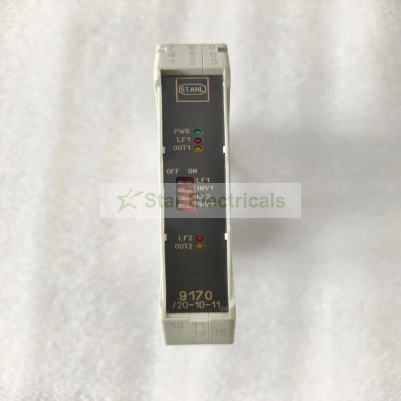 R. STAHL ISpac 9170/20-10-11 Ex i Switching Repeater – 2-Channel Galvanic Isolation Switching Amplifier for Hazardous Areas