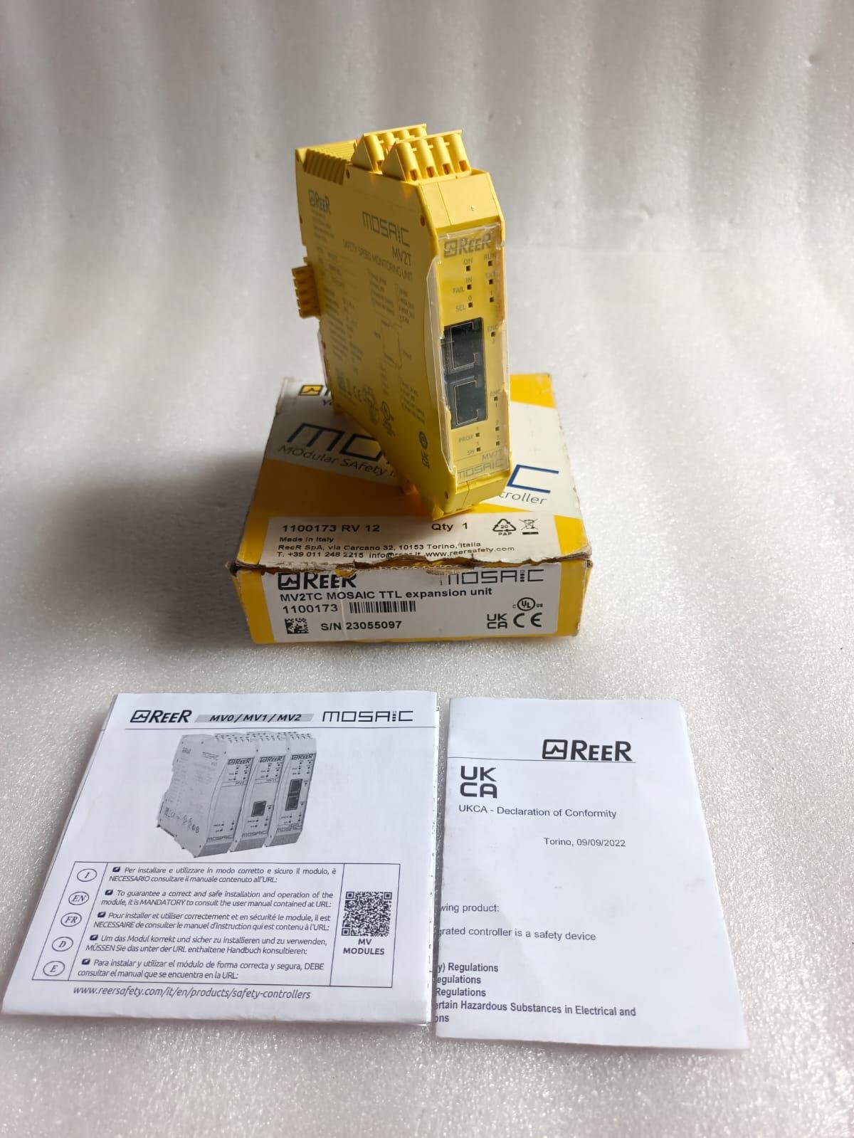 REER MV2TC MOSAIC TTL EXPANSION UNIT REER SAFETY SPEED MONITORING UNIT MV2TC