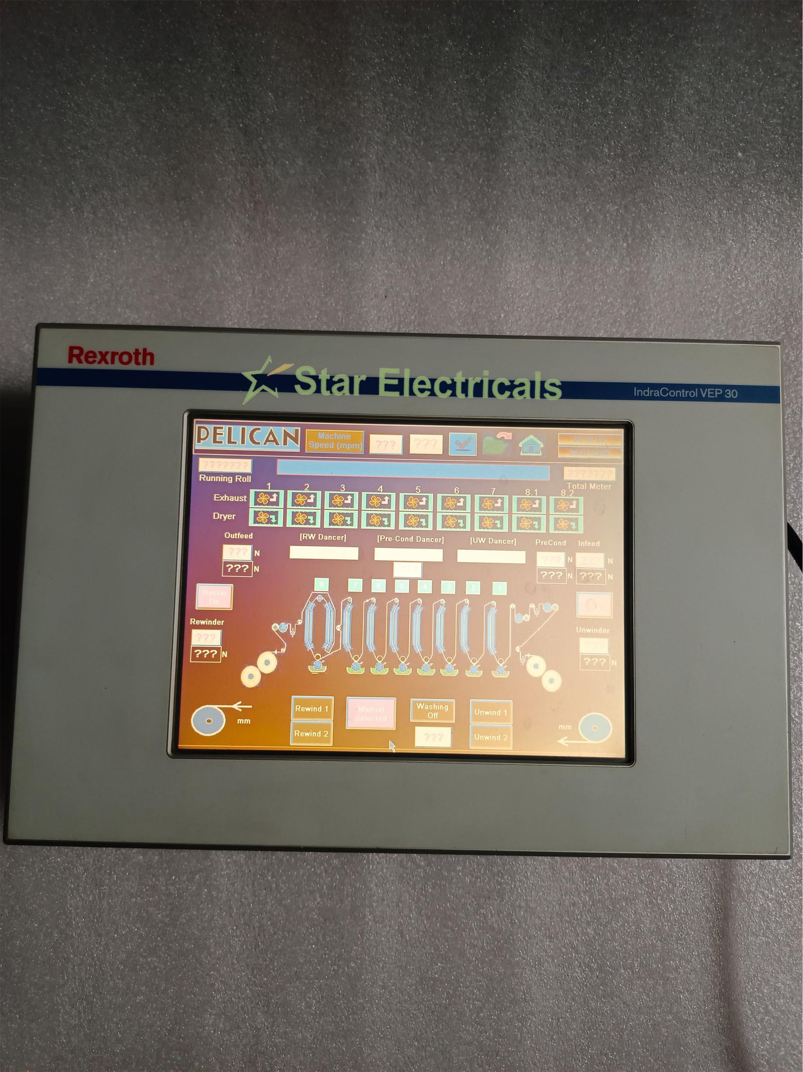 REXROTH INDRACONTROL VEP30 REXROTH VEP30.3CCN-256NN-MAD-128-NN-FW