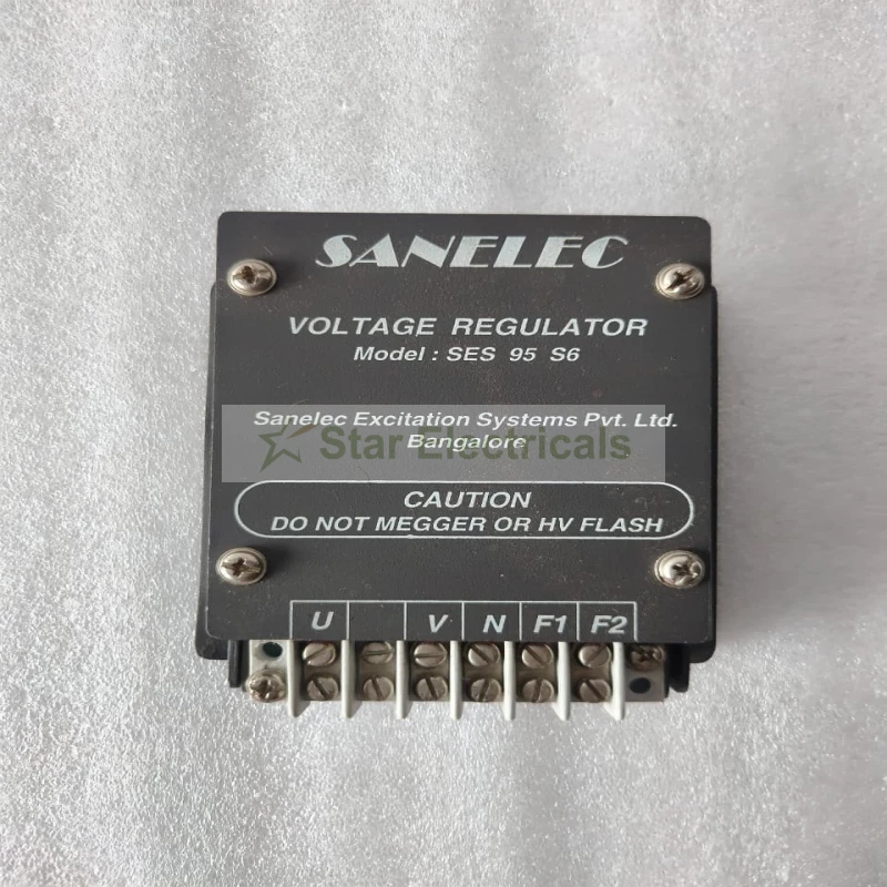 Sanelec SES 95 S6 Automatic Voltage Regulator (AVR) | 240V Input, 95V 6A DC Output Excitation Controller