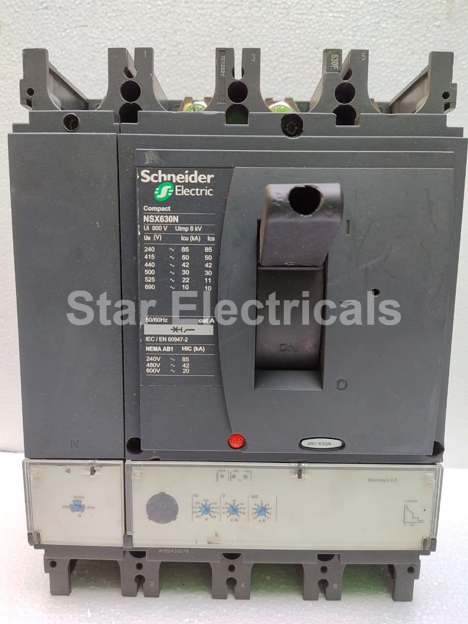 Schneider NSX630N (630 AMP) MCCB (4 Poles)