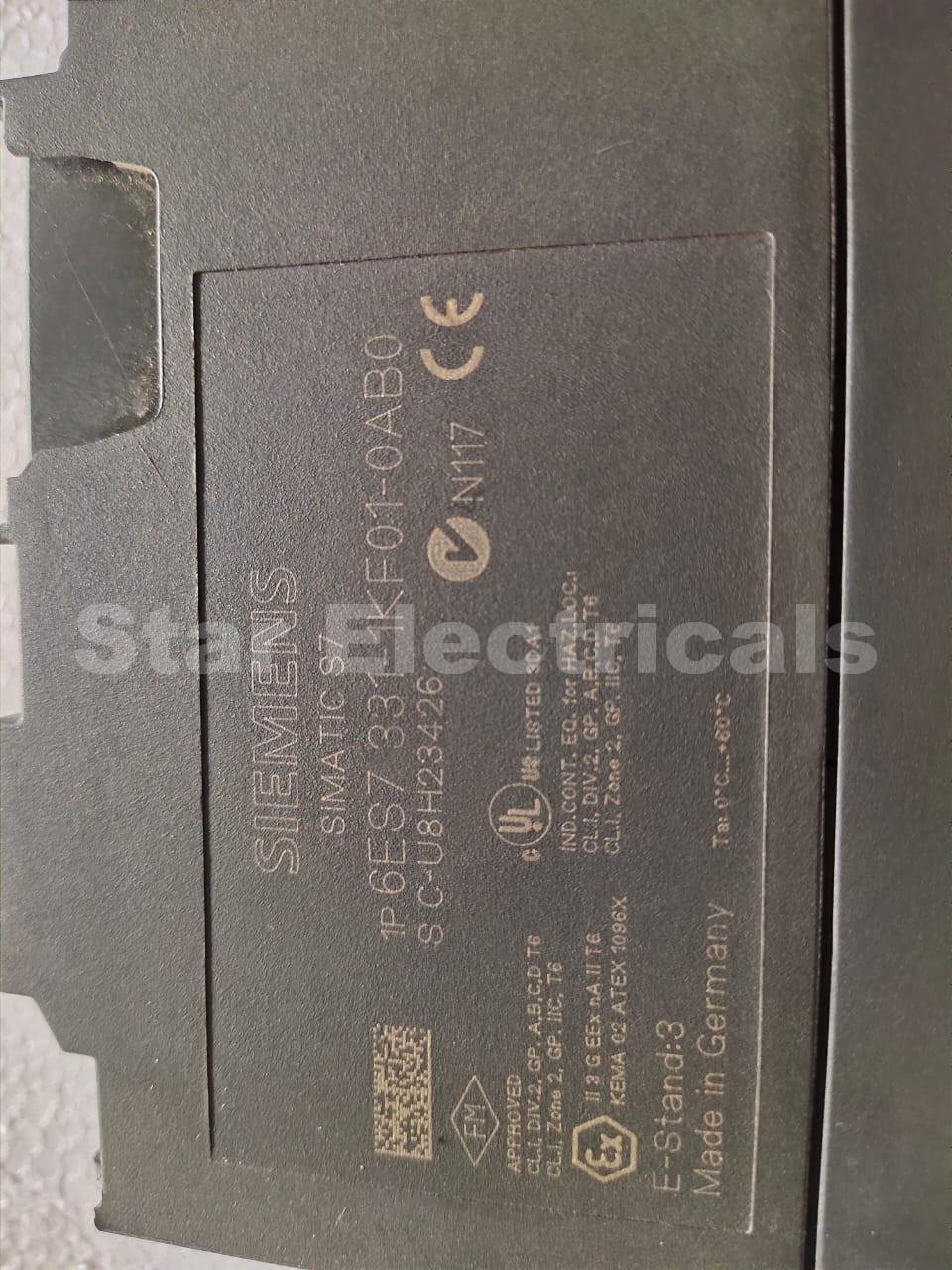 Siemens 6ES7 331-1KF01-0AB0 SIEMENS S7 300 Module