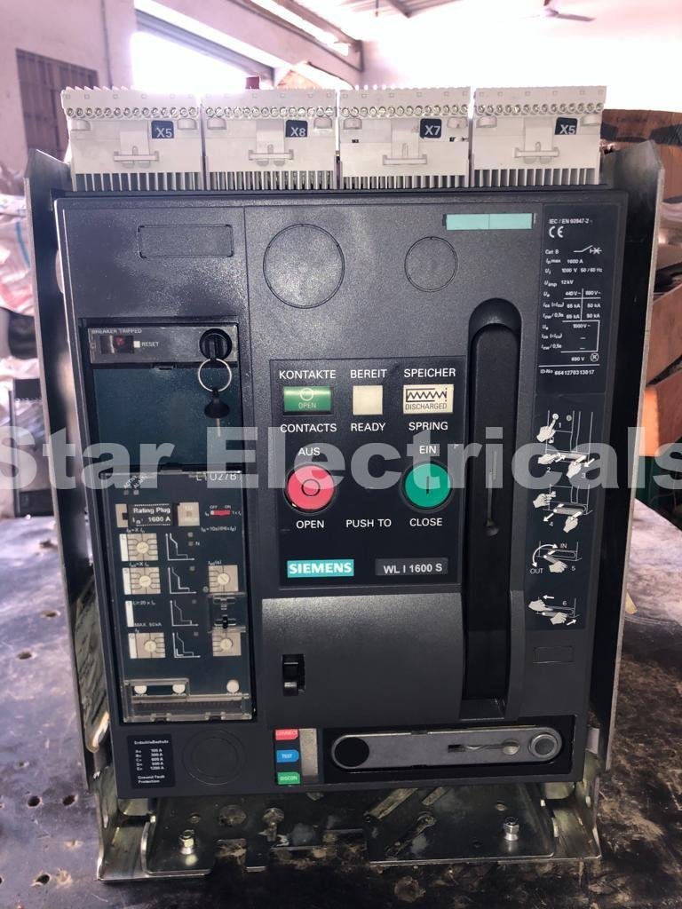 SIEMENS ACB 3WL 1600amp 3 Pole