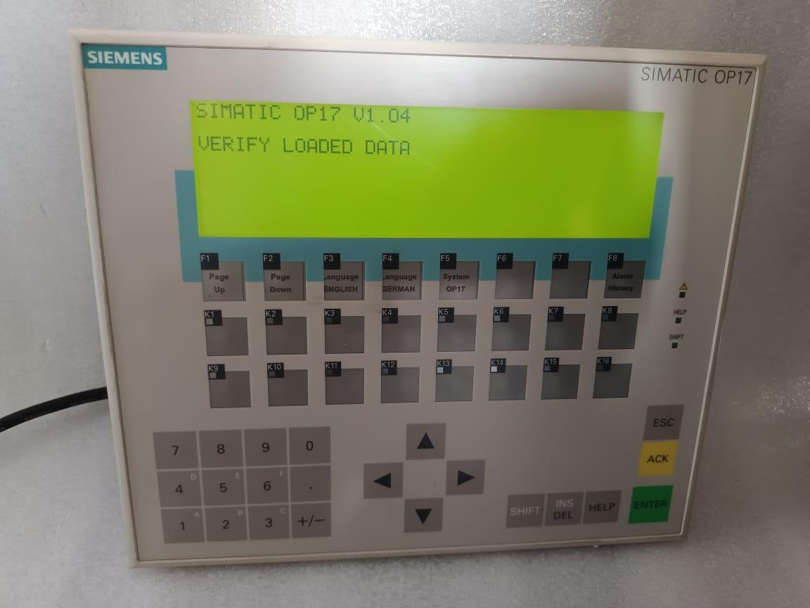 SIEMENS OPERATOR PANEL OP17-DP12