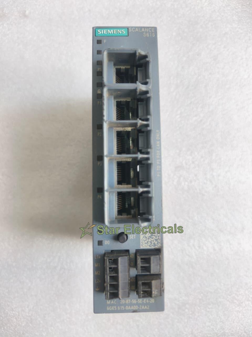 Siemens SCALANCE S615 Industrial Security Router 6GK5 615-0AA00-2AA2 – Secure Industrial Communication Gateway