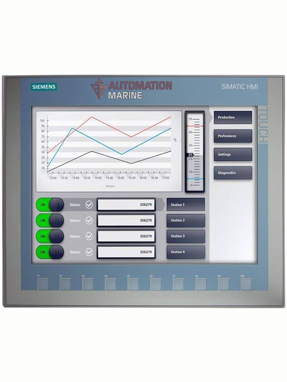 SIEMENS SIMATIC HMI KTP700 Basic DP - 7" Color Touch Panel (6AV2123-2GA03-0AX0)