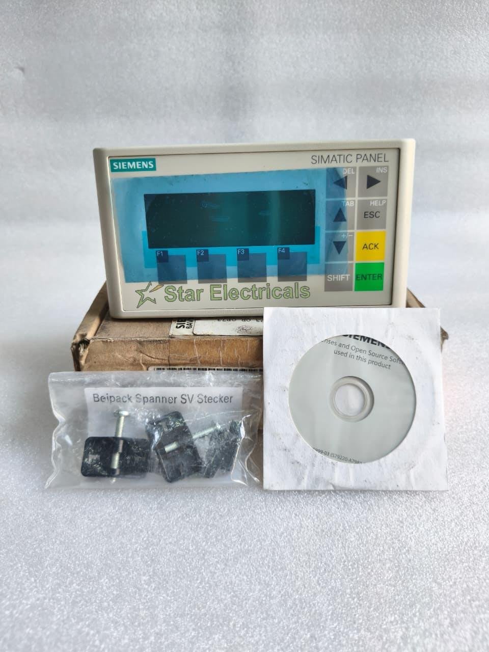 Siemens SIMATIC OP 73 Operator Panel – 3" Monochrome Graphic LCD, MPI/PROFIBUS Interface (6AV6641-0AA11-0AX0)