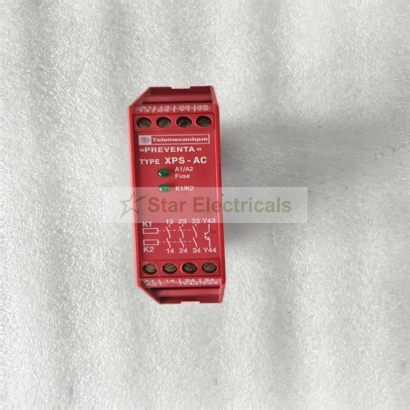 Telemecanique Preventa XPS-AC XPSAC5121 Safety Relay Module – 24V AC/DC, 3 NO / 1 NC Safety Outputs
