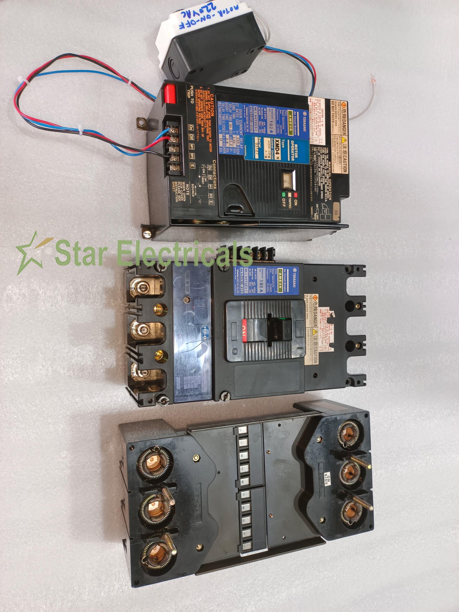 TERASAKI AME3B TERASAKI AIR CIRCUIT BREAKER AME3B TERASAKI MOTOR OPERATOR XMD4M