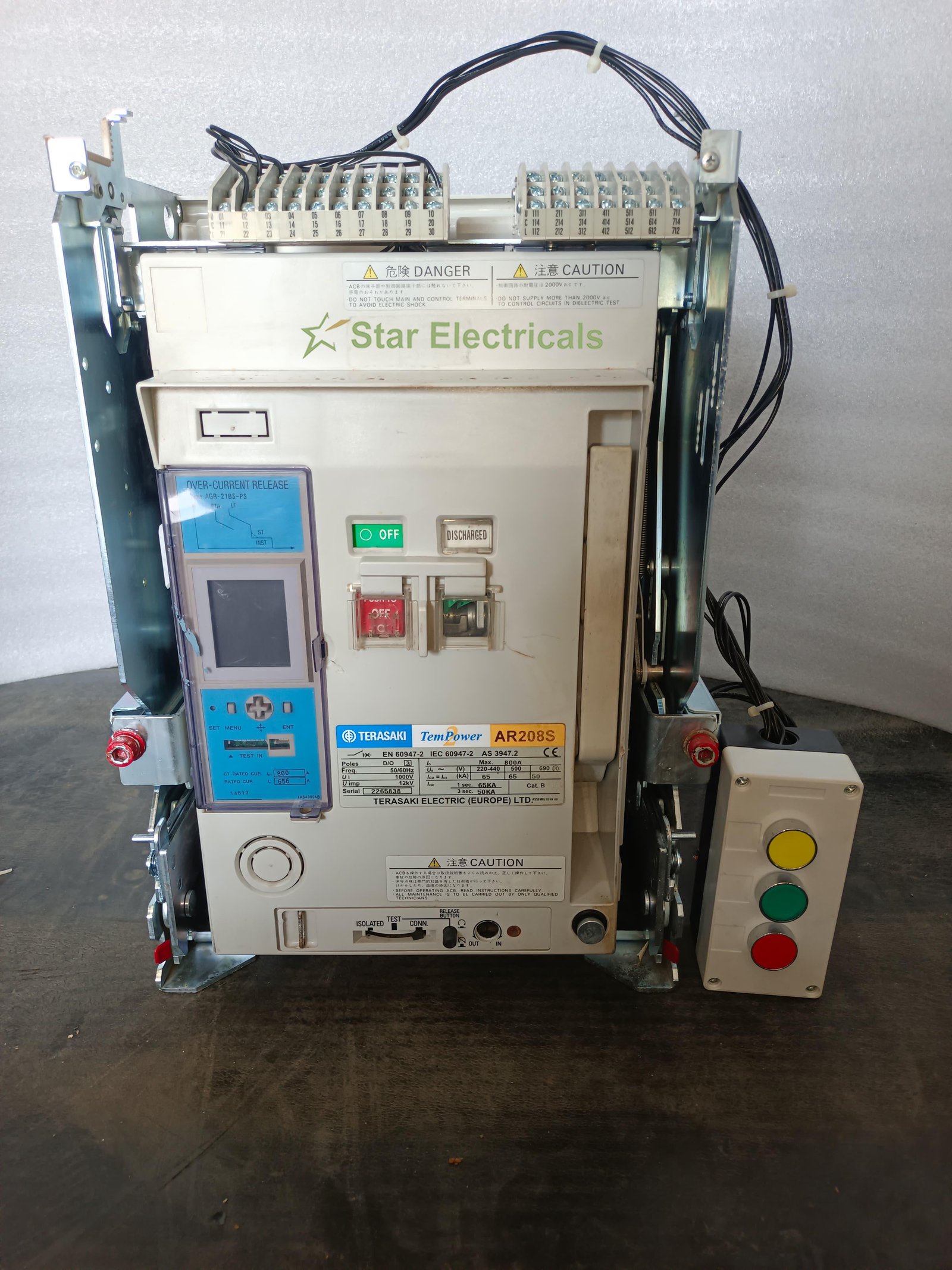 TERASAKI AR208S TERASAKI TEMPOWER AR208S AIR CIRCUIT BREAKER