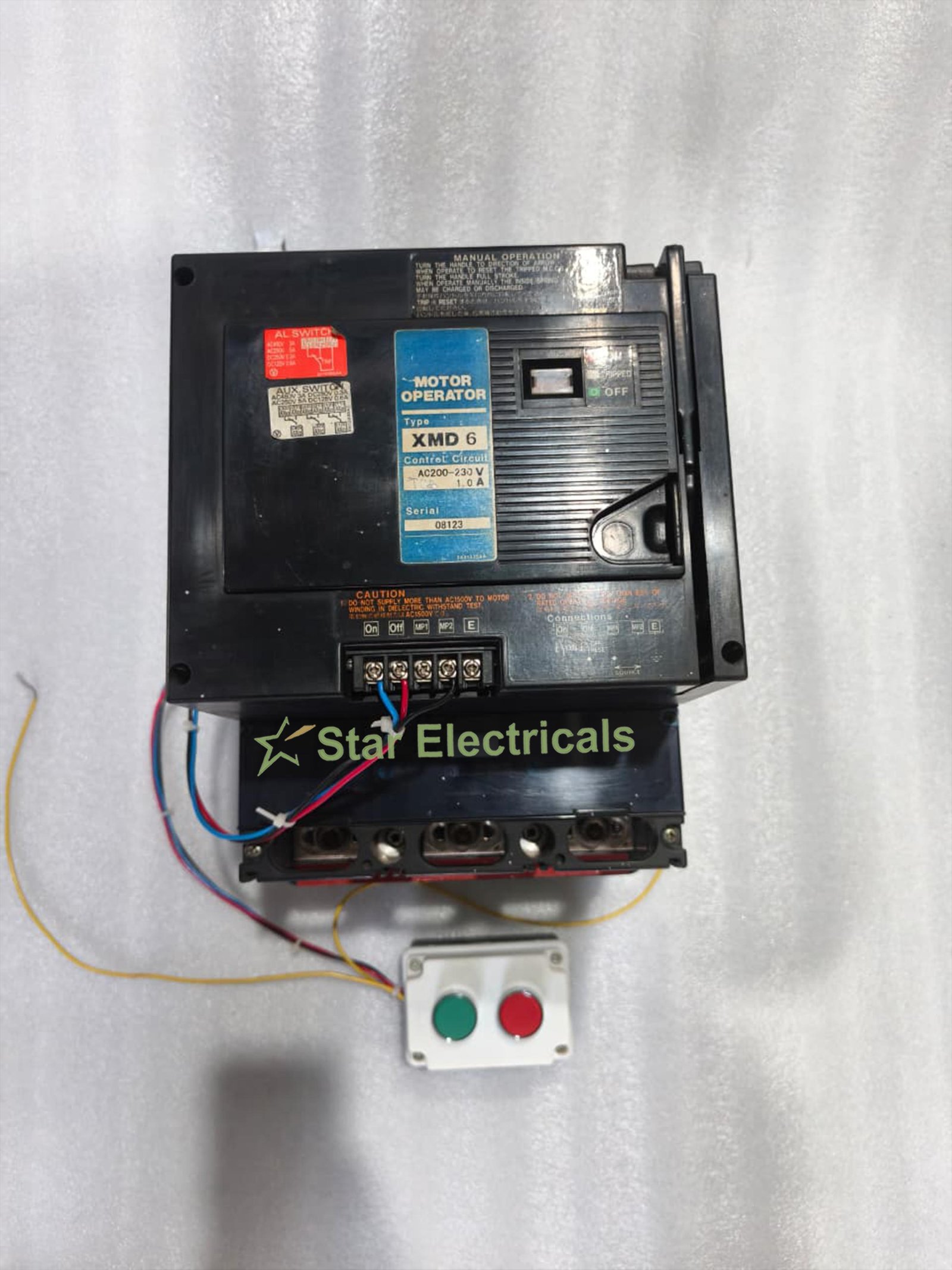 TERASAKI CIRCUIT BREAKER XS630NJ TERASAKI MOTOR OPERATOR XMD6 220V