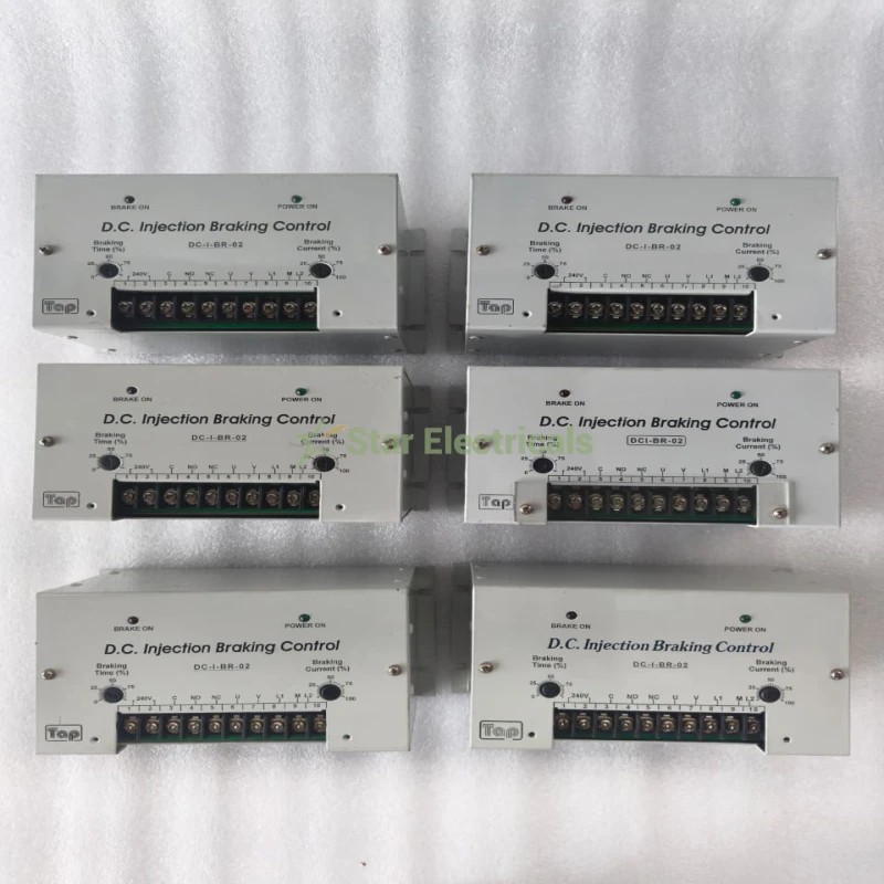 TGP DC Injection Braking Control DC-I-BR-02 | Adjustable Braking Time And Braking Current Controller | 240V AC Input