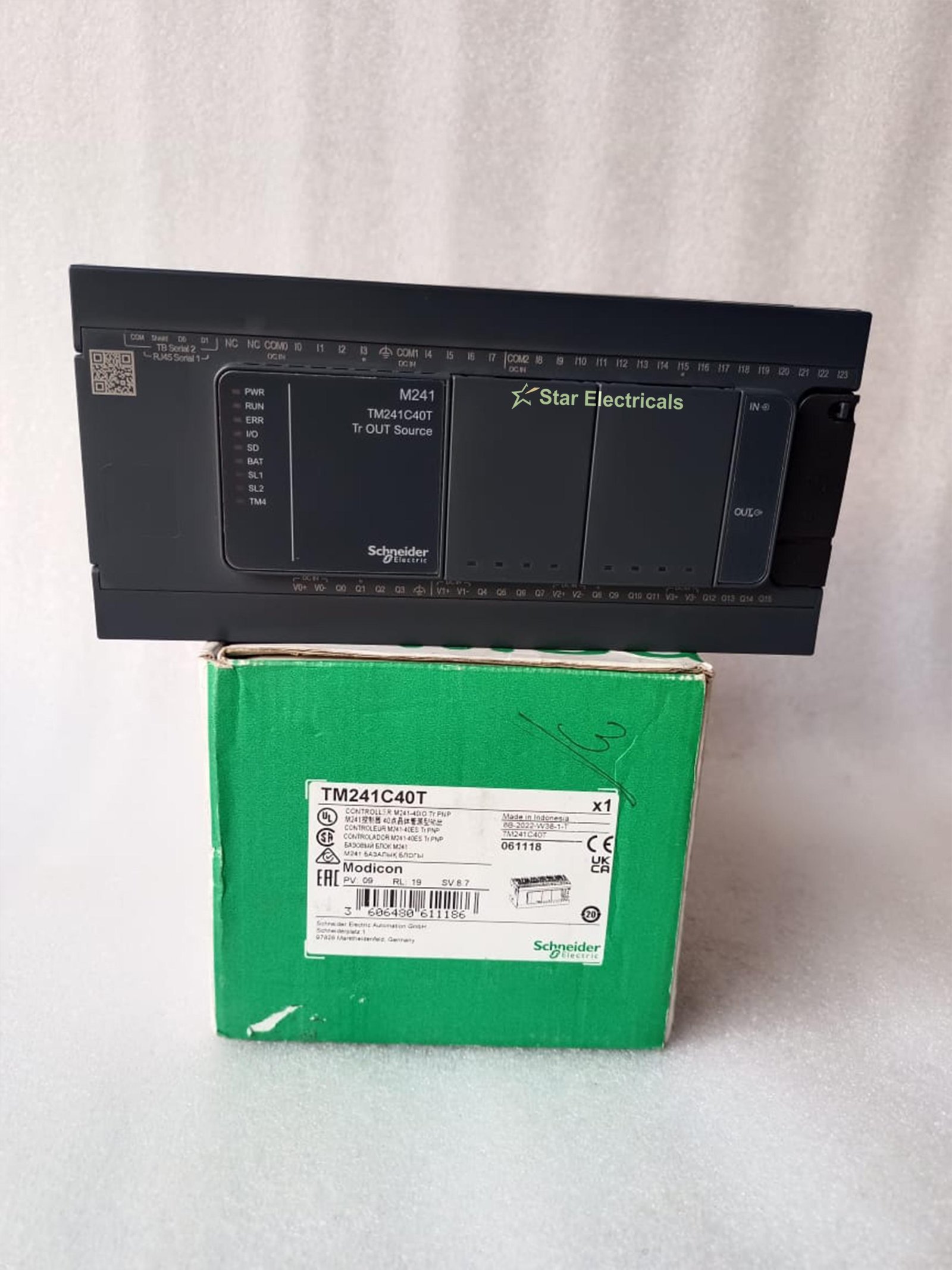 TM241C40T SCHNEIDER TM241C40T CONTROLLER M241-40IO TR.PNP