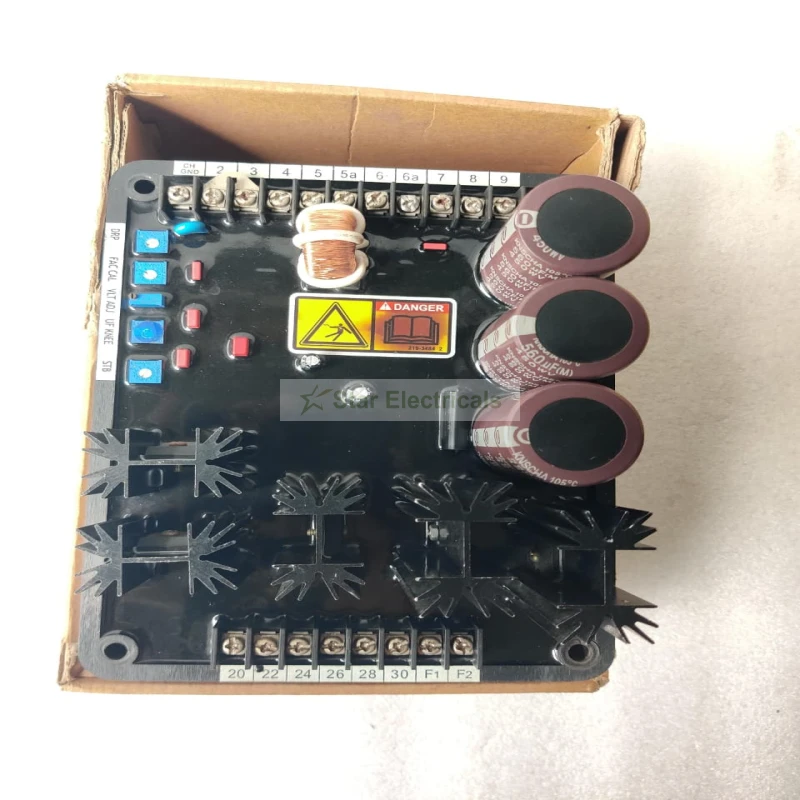 VR6 202-8634 Automatic Voltage Regulator (AVR) – 65 VDC 12A, 180–280 VAC, 1/3 Phase Generator Voltage Regulator