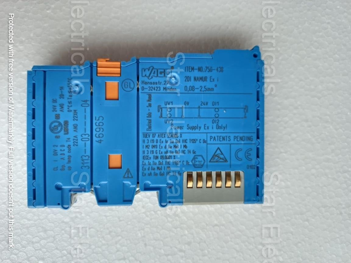 WAGO 750-438 MODULE (Programmable Logic Controller)