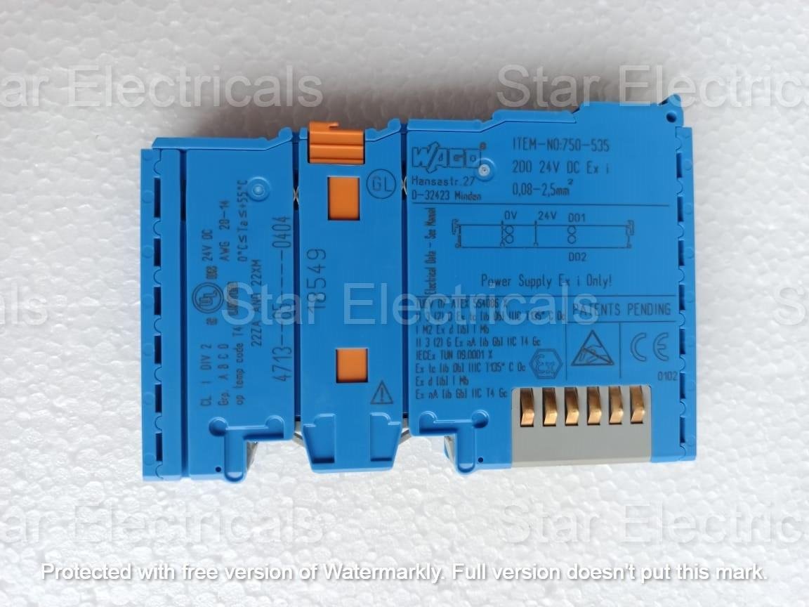 WAGO 750-535 MODULE (Programmable Logic Controller)