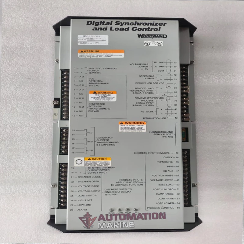 Woodward 9905-363 Digital Synchronizer and Load Control | Generator Synchronizing Controller | Automatic Load Sharing Parallel Generator Control Module